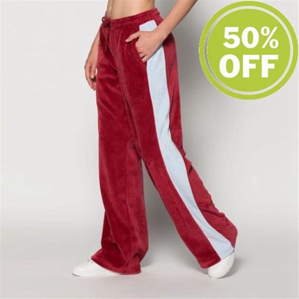 Fila Flare Velvet Bonnie Women's Pants - Red,NZ 796-84196